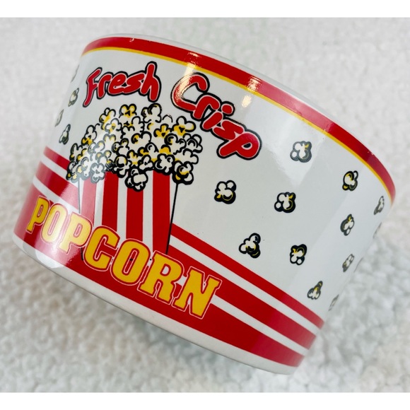 (VTG) CENTURY • Small Ceramic Popcorn Bowl - Picture 7 of 13